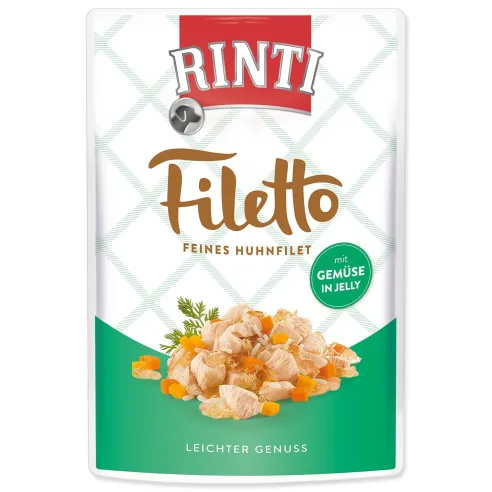Rinti Filetto Alutasak felnőtt csirke és zöldség zselében 100g