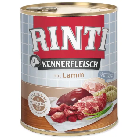 Konzerva Rinti Kennerfleisch Adult jahňa 800g