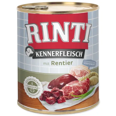 Rinti Kennerfleisch Adult szarvashús konzerv 800g