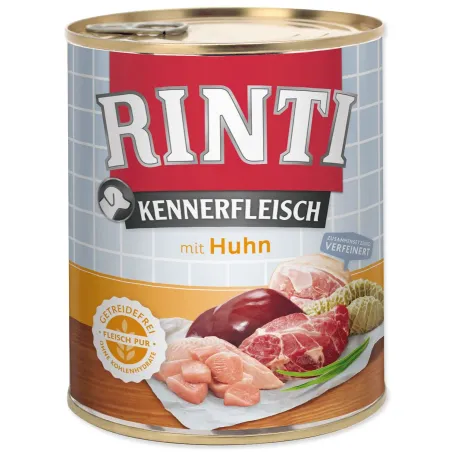 Rinti Kennerfleisch Adult csirke konzerv 800g