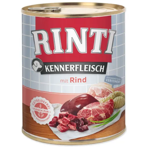 Rinti Kennerfleisch Adult marhahús konzerv 800g
