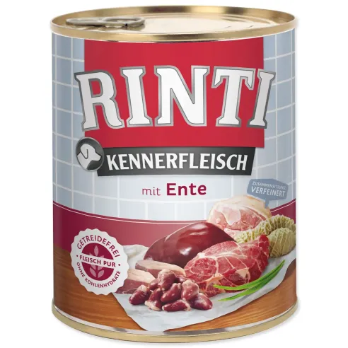 Konzerva Rinti Kennerfleisch Adult kačacie srdce 800g