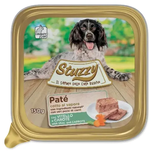 MISTER STUZZY tálka borjúhússal és sárgarépával 150g
