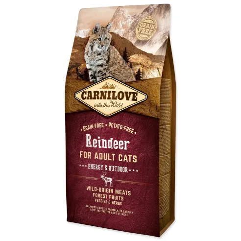 Krmivo Carnilove Adult Energy & Outdoor Reindeer 6kg