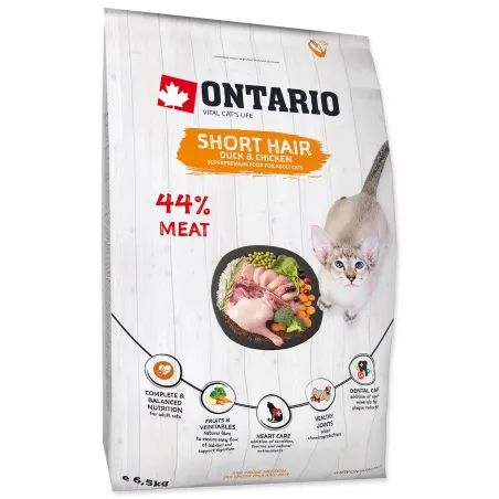 Ontario Cat Shorthair 6,5kg macskaeledel