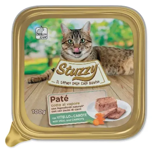 MISTER STUZZY tálka borjúhússal és répával 100g