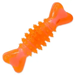 Dog Fantasy játék csont henger gumi narancssárga 12cm