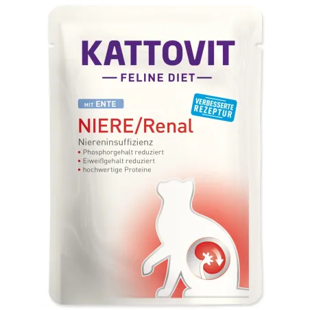 Kattovit Kidney/Renal pástétom kacsával 85g