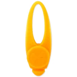 Dog Fantasy LED szilikon narancssárga 8cm medál