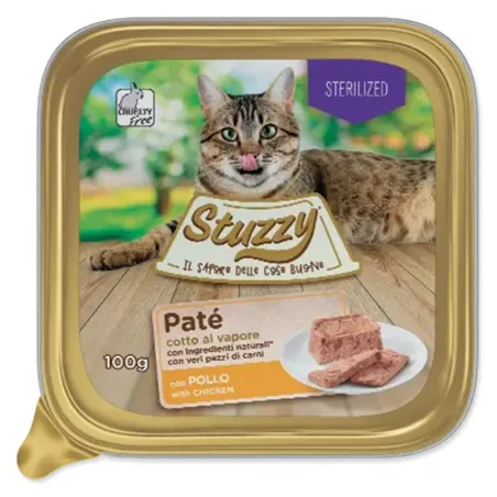 MISTER STUZZY Sterilizált csirkehúsos alutasak 100g