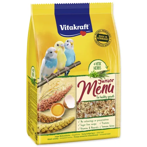 Krmivo Vitakraft Vital Menu andulka junior 500g