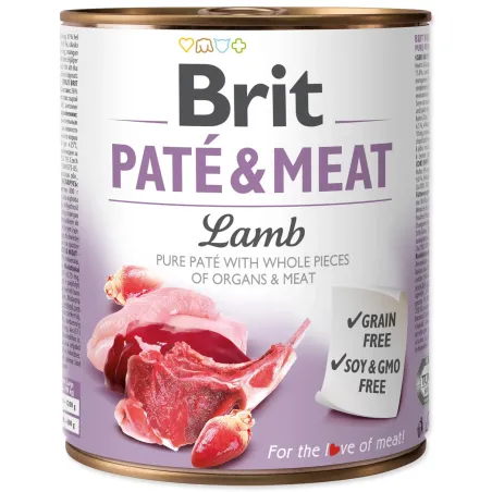 Konzerva Brit Paté & Meat jahňa 800g