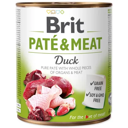 Konzerva Brit Paté & Meat kačka 800g