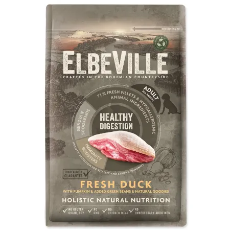 Krmivo ELBEVILLE Adult All Breeds Healthy Digestion Fresh Duck 4kg