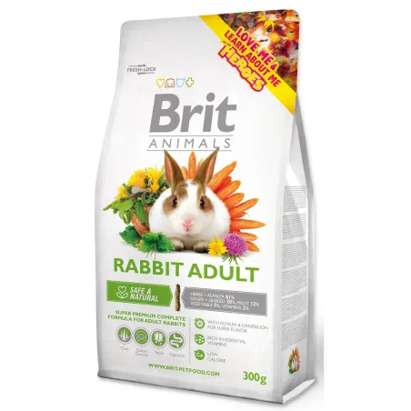 Krmivo Brit Animals Adult Complete králik 300g