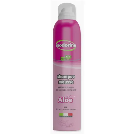 Šampón Inodorina suchá pena Aloe Vera 300ml