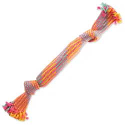 Dog Fantasy húzó játék hanggal, színes minta 1, 2 csomó 40cm