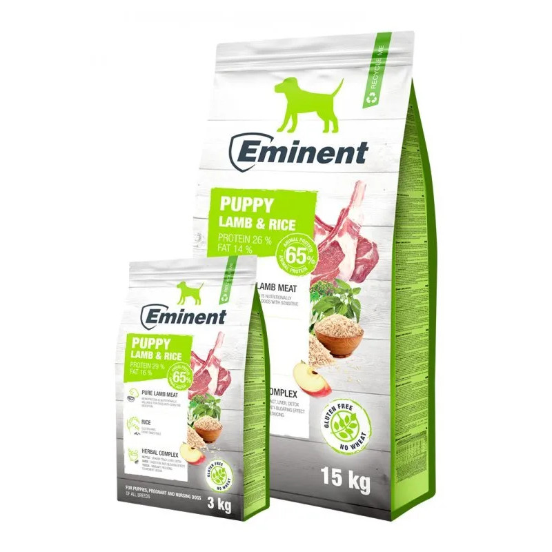 Eminent Puppy Lamb & Rice 15 kg