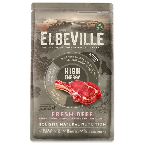 Krmivo ELBEVILLE Adult All Breeds High Energy Fresh Beef 1,4kg