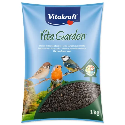 Slnečnica Vitakraft Garden čierna 3kg