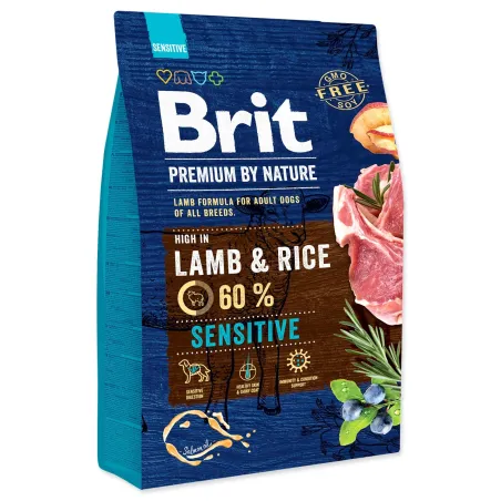 Krmivo Brit Premium by Nature Sensitive Lamb 3kg