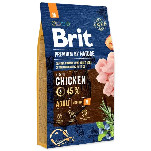 Krmivo Brit Premium by Nature Adult M 8kg