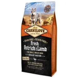 CARNILOVE Adult Dog Small Ostrich & Sheep Excellent Digestion 6 kg