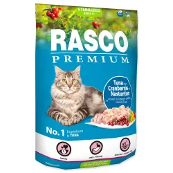 Rasco Premium Sterilized tonhal áfonyával és nasturtiummal 0,4kg
