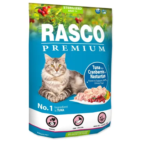 Rasco Premium Sterilized tonhal áfonyával és nasturtiummal 0,4kg
