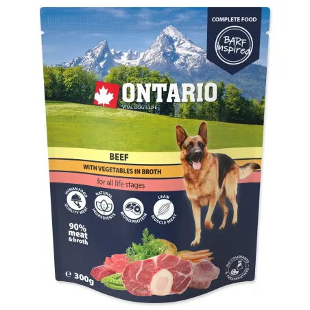 Ontario marhahús zöldségekkel, saját levében 300g