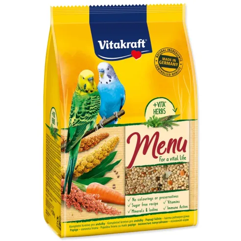 Krmivo Vitakraft Menu Vital andulka 500g