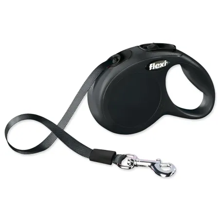 Flexi Classic New szalag póráz XS fekete 3m
