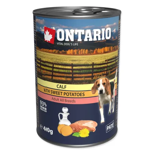 Konzerva Ontario teľacie s batátmi 400g