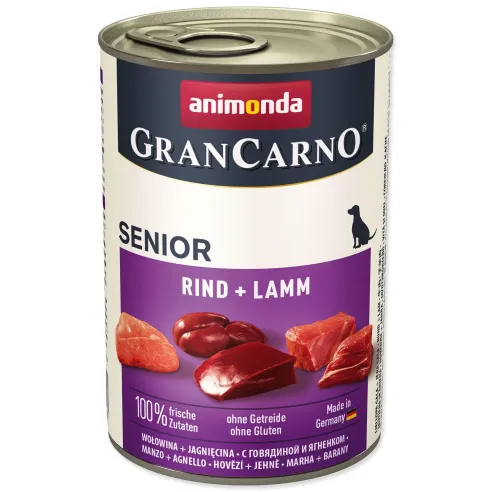 Animonda Gran Carno Senior marha és bárány konzerv 400g