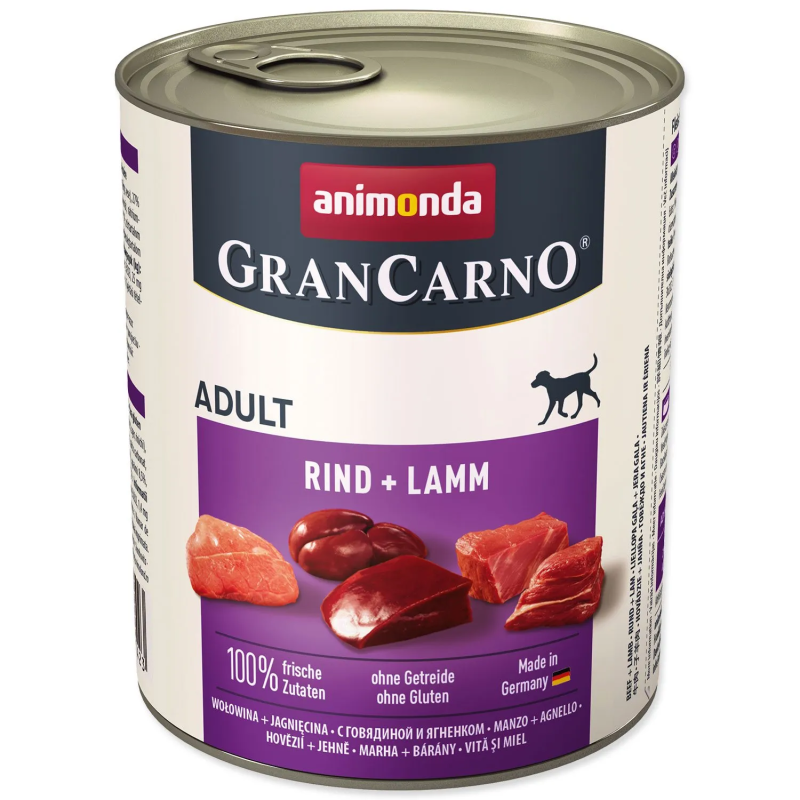 Animonda Gran Carno Adult marha és bárány konzerv 800g