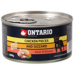 Ontario csirkedarabok és zúza 200g