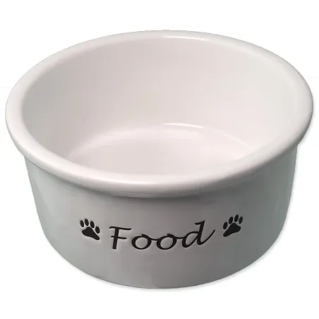 Miska Dog Fantasy keramická biela Food 15x7cm, 600ml