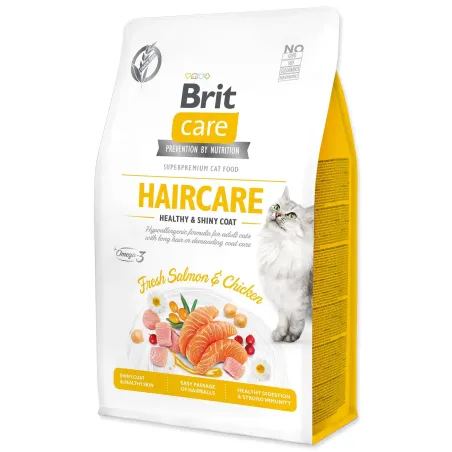 Krmivo Brit Care Cat Grain-Free Haircare Healthy & Shiny Coat 0,4kg