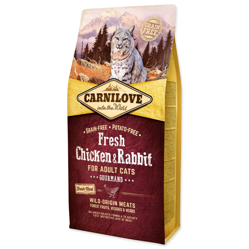 Carnilove Macskaeledel Friss Csirke & Nyúl 6kg