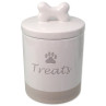 Dóza Dog Fantasy kerámia jutalomfalat tartó fehér fogantyúval 13,5x21,5cm, 1500ml