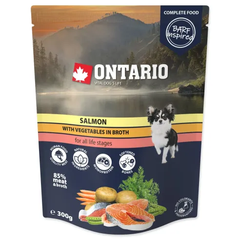 Ontario tasakos lazac zöldségekkel húslevesben 300g