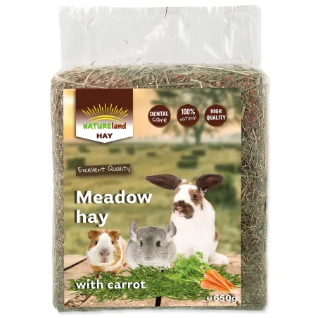 Seno Nature Land Hay s mrkvou 0,65kg