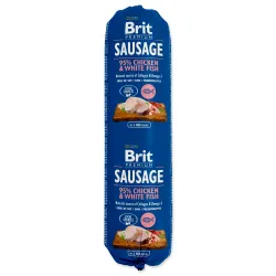 Brit Sausage csirke és fehér hal 800g