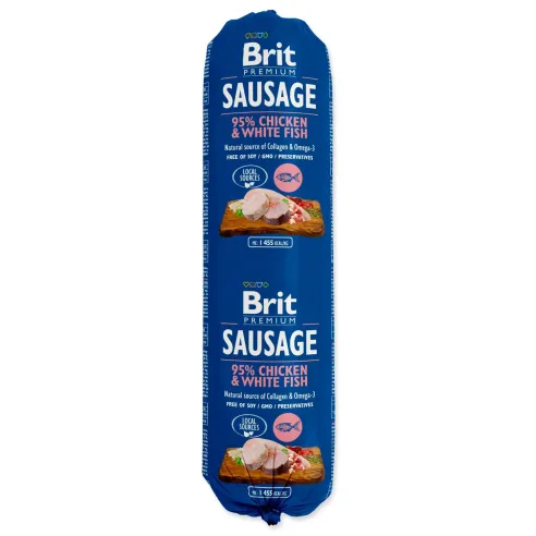 Brit Sausage csirke és fehér hal 800g