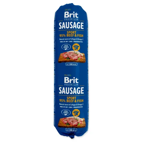Brit Premium Sausage Sport Beef & Fish 800 g