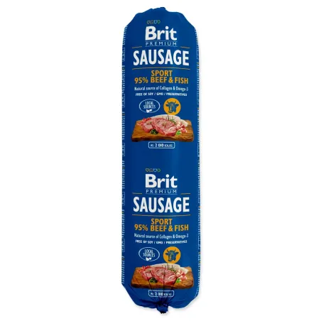 Brit Premium Sausage Sport Beef & Fish 800 g