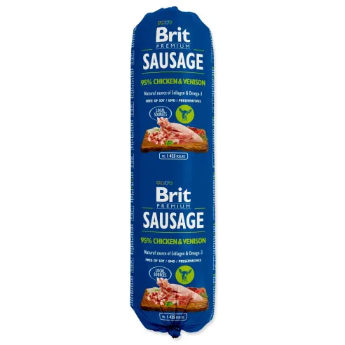 Brit Sausage csirke és vad 800g