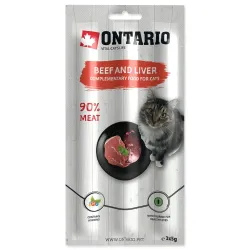 Ontario jutalomfalat marhahússal és májjal, rudak 3x5g