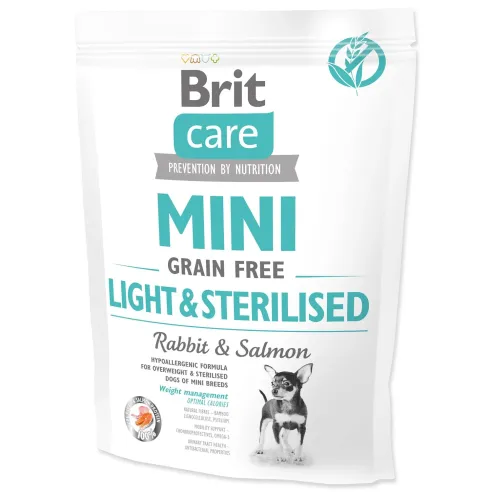 Krmivo Brit Care Mini Grain Free Light & Sterilisod 0,4kg