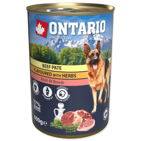 Ontario marhahús gyógynövényekkel, pástétom 400g
